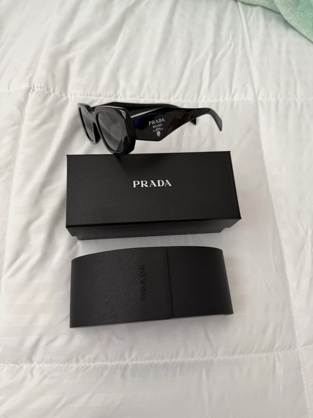Prada All Black Sunglasses - Picture 2 of 3
